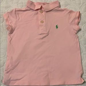 Kids Pink Ralph Lauren polo